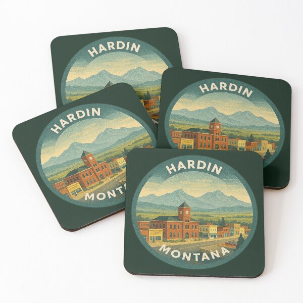 Item preview, Hardin Montana USA Vintage Travel  designed and sold by Thistle-TShop.