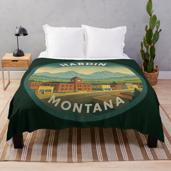 Item preview, Hardin Montana USA Vintage Travel  designed and sold by Thistle-TShop.