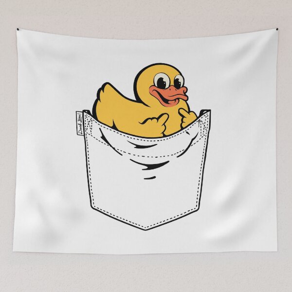 Item preview, Duck You Pocket designed and sold by Quilimo Studio.