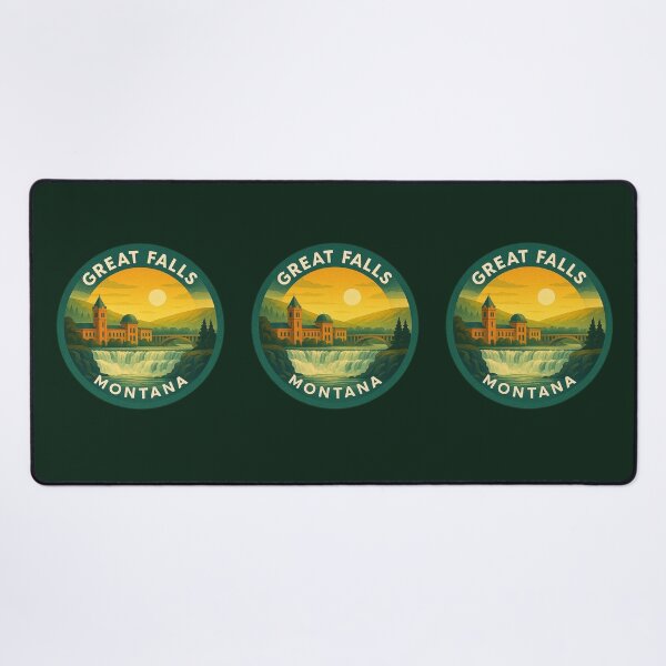 Item preview, Great Falls Montana USA Vintage Travel designed and sold by Thistle-TShop.