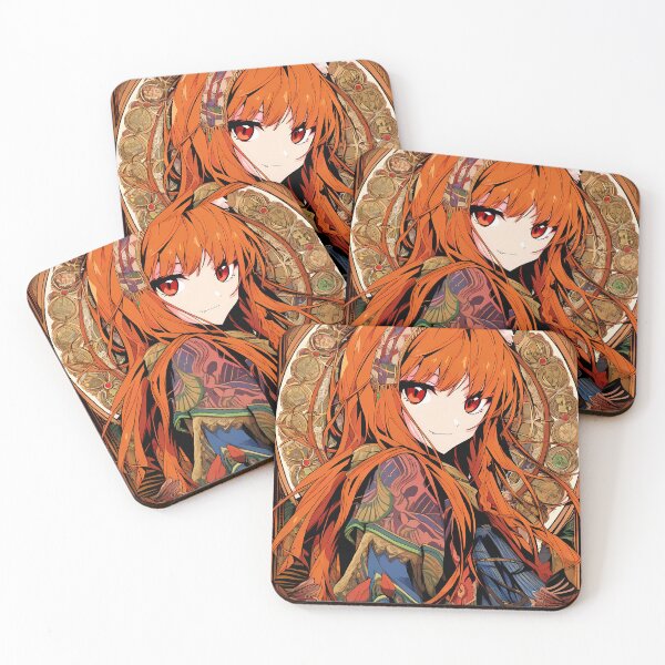 Item preview, Holo Spice And Wolf Anime Girl Waifu Fantasy Ornamental Style designed and sold by CarlosBender.