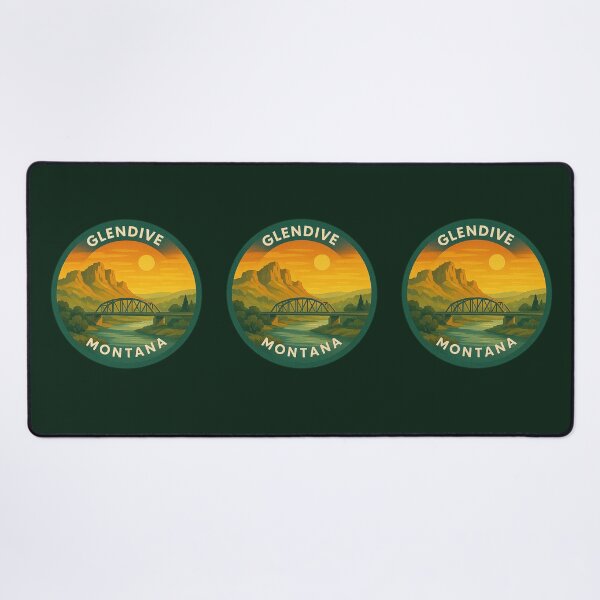 Item preview, Glendive Montana USA Vintage Travel designed and sold by Thistle-TShop.