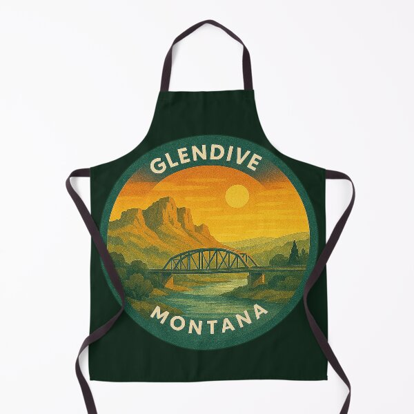 Item preview, Glendive Montana USA Vintage Travel designed and sold by Thistle-TShop.
