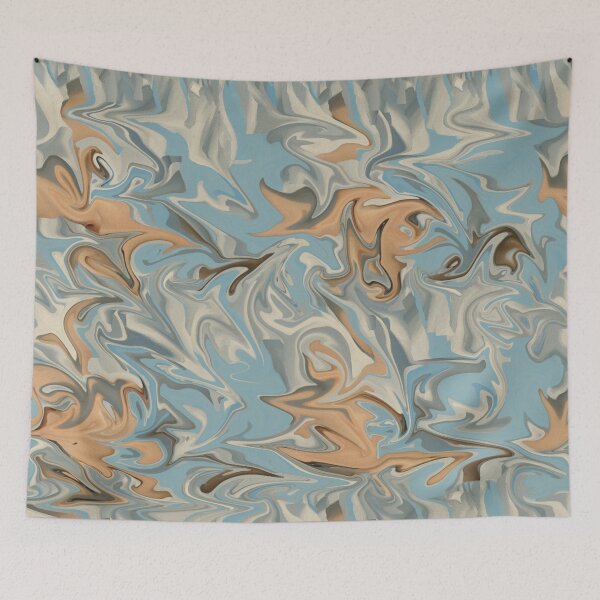 Item preview, Swirling abstract landscape designed and sold by Sigtrix.
