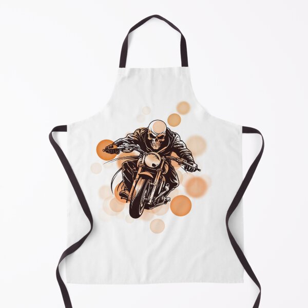 Item preview, Skeleton on a Motorcycle – Skeleton Biker Illustration designed and sold by iamKRUK.