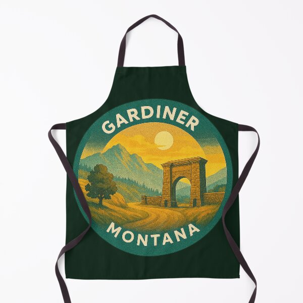 Item preview, Gardiner Montana USA Vintage Travel  designed and sold by Thistle-TShop.