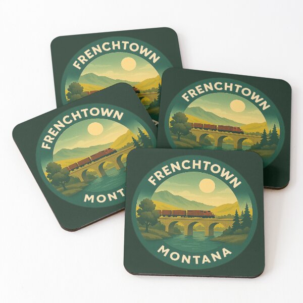 Item preview, Frenchtown Montana USA Vintage Travel designed and sold by Thistle-TShop.