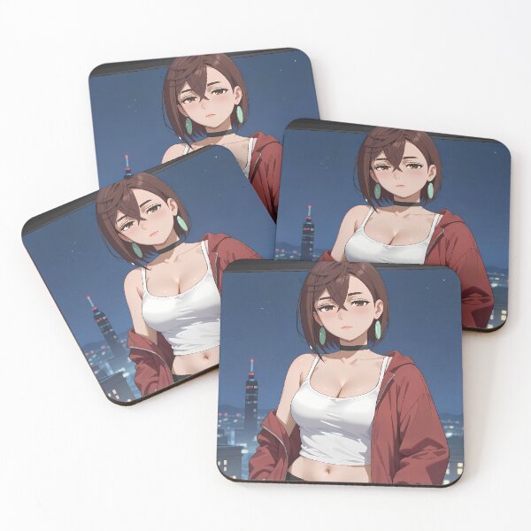 Artikelvorschau, Momo Ayase Dandadan Anime Girl Waifu Urban Charm entworfen und verkauft von CarlosBender.