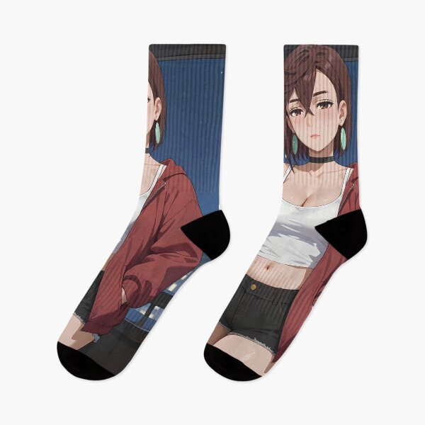 Item preview, Momo Ayase Dandadan Anime Girl Waifu Urban Charm designed and sold by CarlosBender.