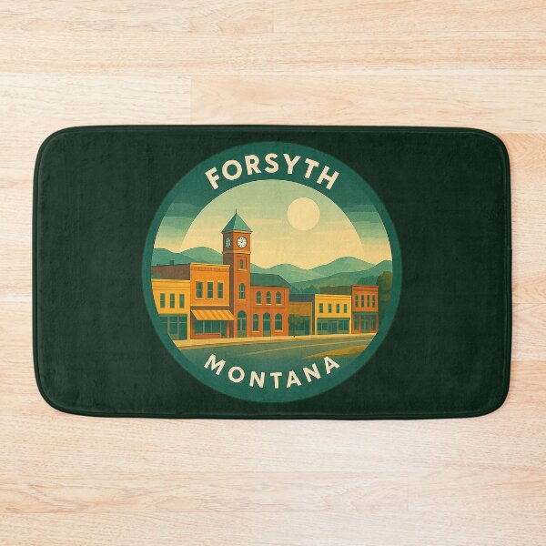 Item preview, Forsyth Montana USA Vintage Travel  designed and sold by Thistle-TShop.