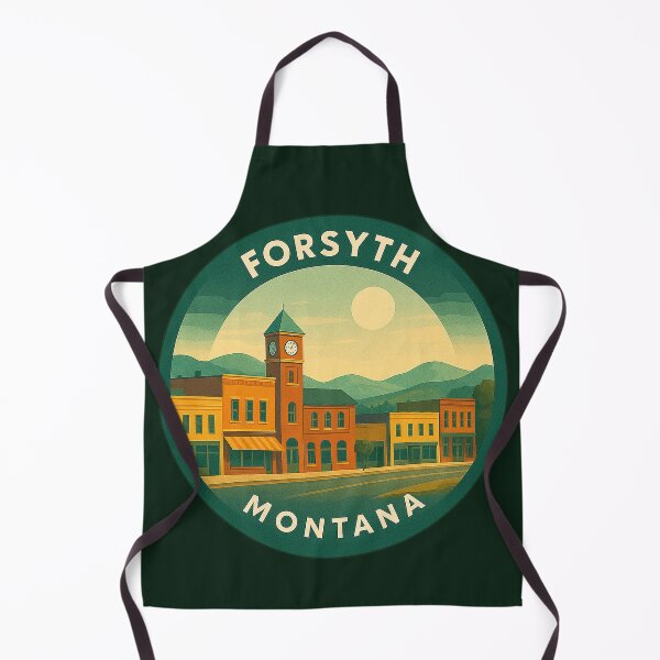 Item preview, Forsyth Montana USA Vintage Travel designed and sold by Thistle-TShop.