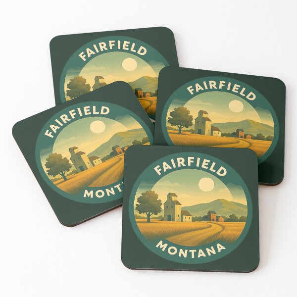 Item preview, Fairfield Montana USA Vintage Travel  designed and sold by Thistle-TShop.