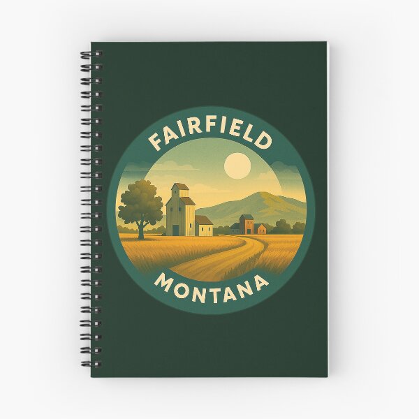 Item preview, Fairfield Montana USA Vintage Travel  designed and sold by Thistle-TShop.
