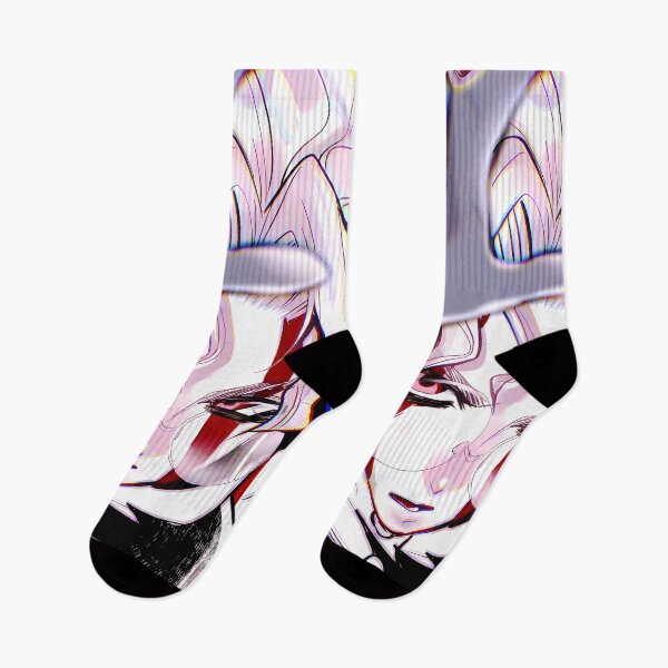 Item preview, Anime Okarun Dandadan Glitch Mask Digital Distortion Action designed and sold by CarlosBender.