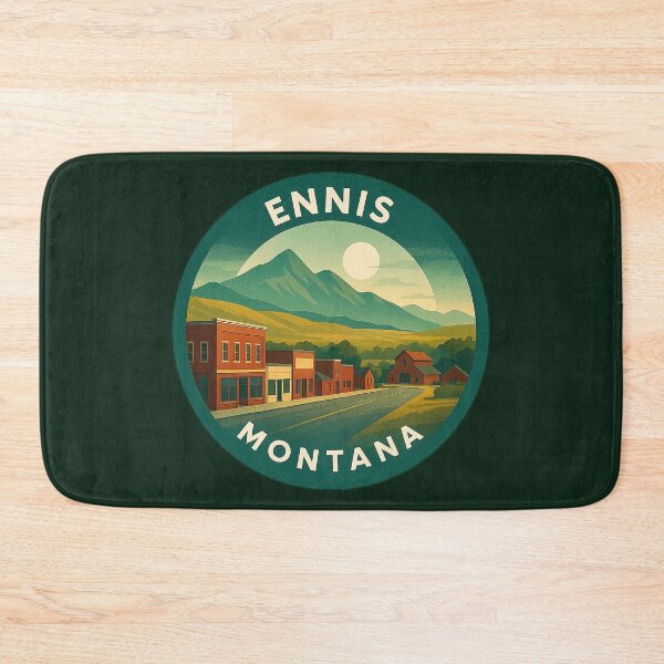 Item preview, Ennis Montana USA Vintage Travel  designed and sold by Thistle-TShop.