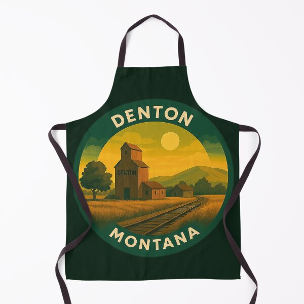 Item preview, Denton Montana USA Vintage Travel  designed and sold by Thistle-TShop.