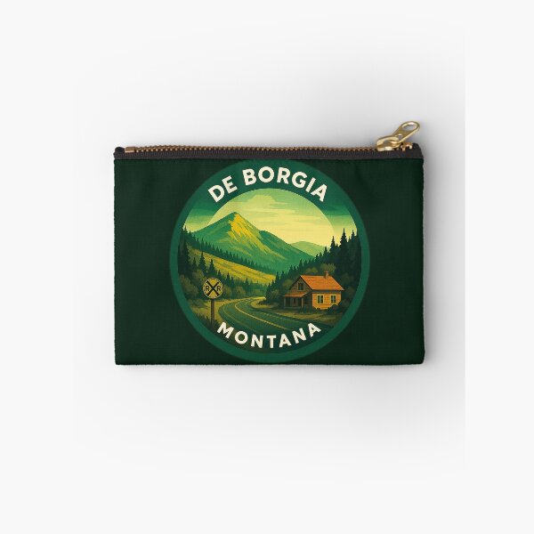 Item preview, De Borgia Montana USA Vintage Travel  designed and sold by Thistle-TShop.