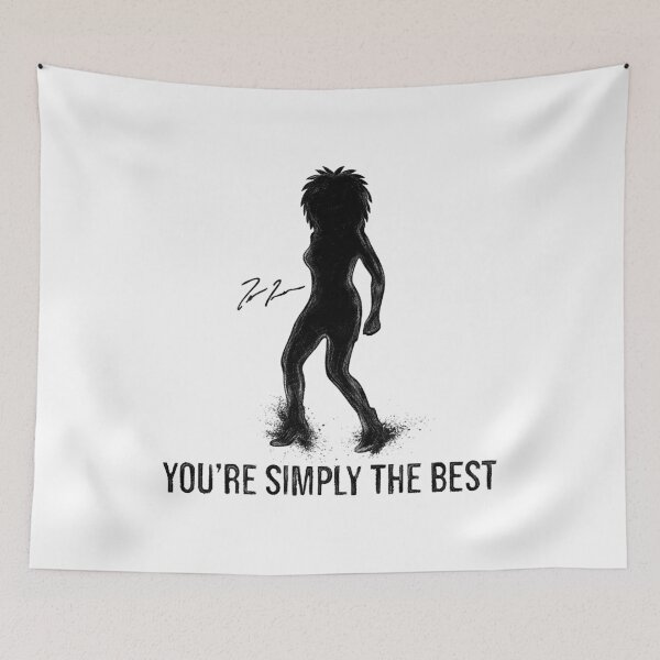 Item preview, Simply The Best Signature Silhouette Art designed and sold by Hen-C-Art.