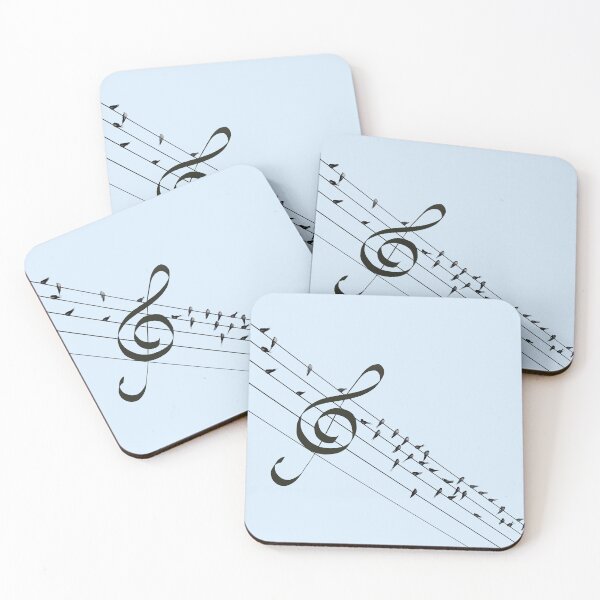 Item preview, Nature’s Symphony - Swallows on a Musical Staff designed and sold by Art By M.
