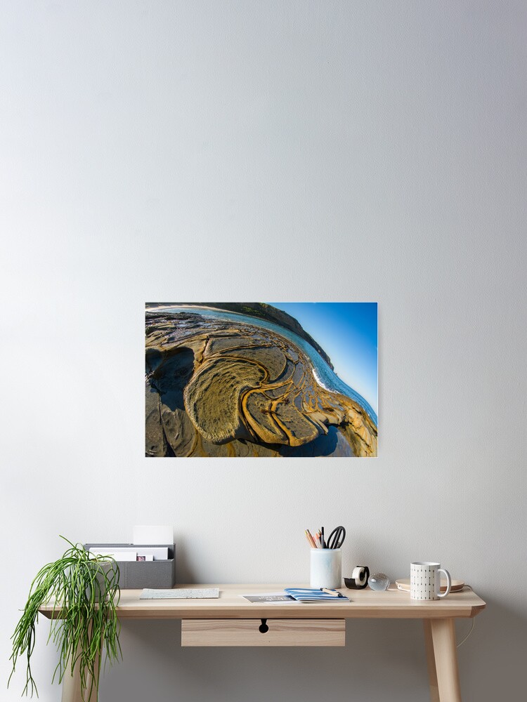 Thumbnail 2 of 3, Poster, Sea-Sick Rocks. designed and sold by graemeb.