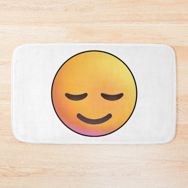 Item preview, Relieved Face Emoji – Calm and Peaceful designed and sold by PopDripStudio.