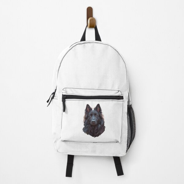 Item preview, Black Belgian Sheepdog Portrait designed and sold by SMARTKIT DESIGNAGENCY.