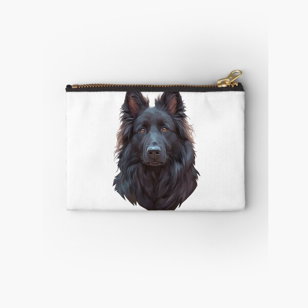 Item preview, Black Belgian Sheepdog Portrait designed and sold by SMARTKIT  DESIGNAGENCY.