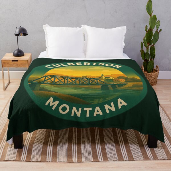 Item preview, Culbertson Montana USA Vintage Travel  designed and sold by Thistle-TShop.