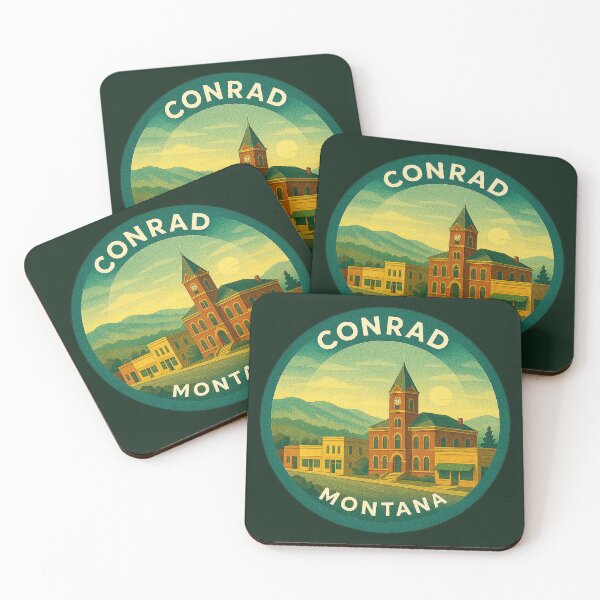 Item preview, Conrad Montana USA Vintage Travel  designed and sold by Thistle-TShop.