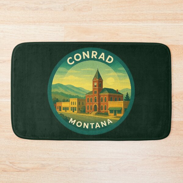 Item preview, Conrad Montana USA Vintage Travel  designed and sold by Thistle-TShop.