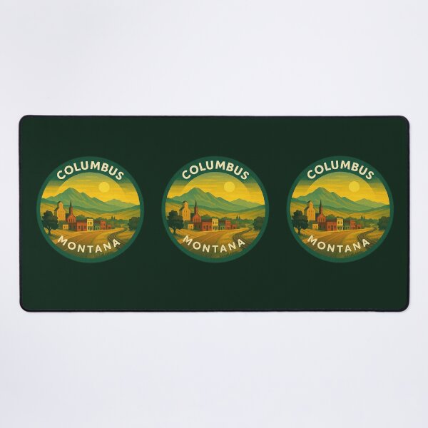 Item preview, Columbus Montana USA Vintage Travel designed and sold by Thistle-TShop.