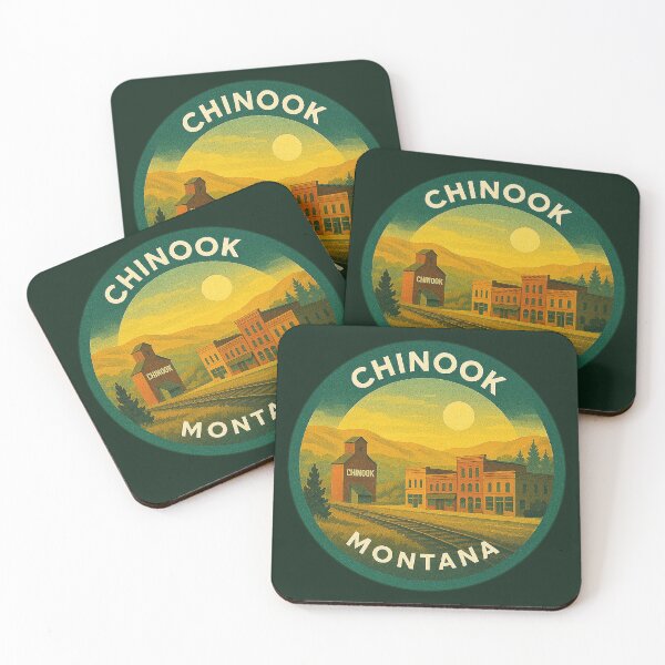 Item preview, Chinook Montana USA Vintage Travel  designed and sold by Thistle-TShop.
