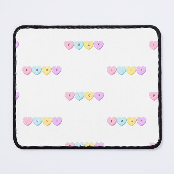 Item preview, FUCK Candy Hearts Sticker – Naughty Valentine Conversation Hearts designed and sold by MPForet.