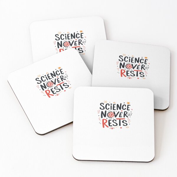 Item preview, Science Never Rests – Inspirational Science Quote Design designed and sold by GoxyVision.