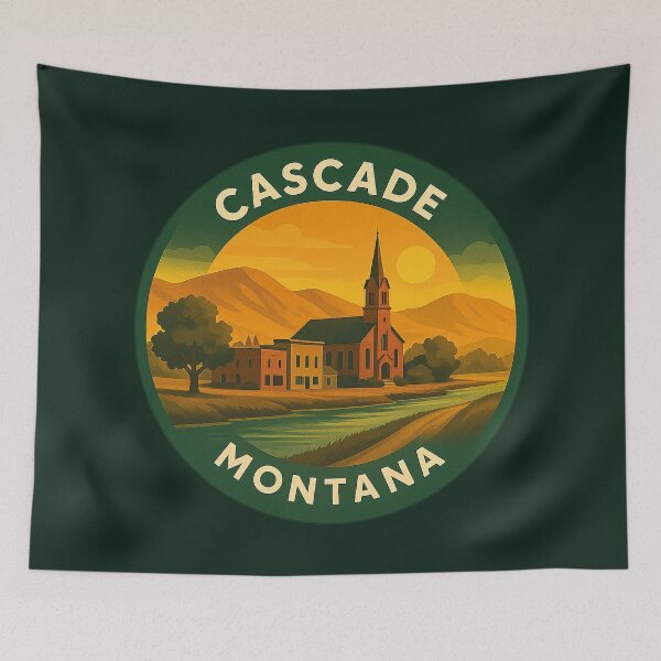 Item preview, Cascade Montana USA Vintage Travel  designed and sold by Thistle-TShop.