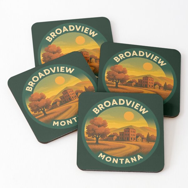 Item preview, Broadview Montana USA Vintage Travel  designed and sold by Thistle-TShop.