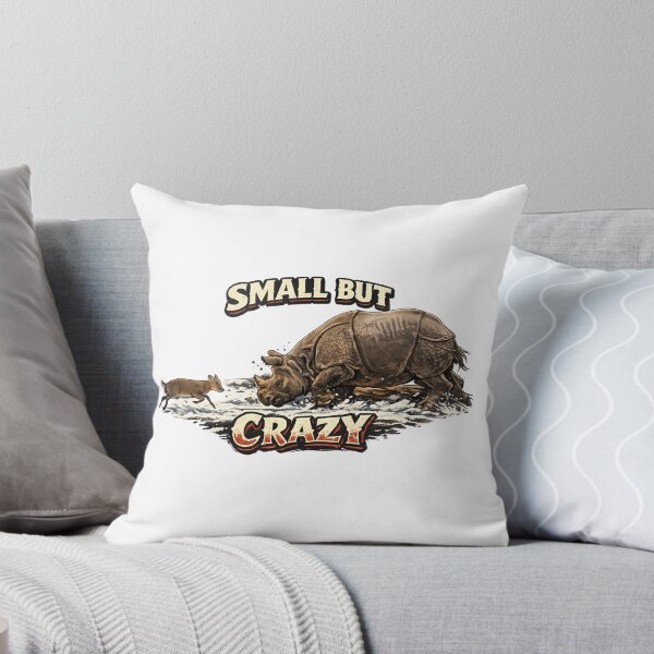 Item preview, Small But Crazy – Funny Animal Illustration designed and sold by Lajon97.