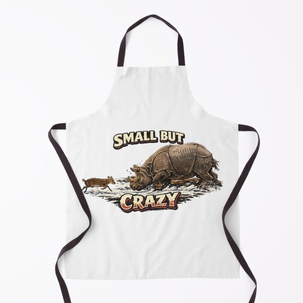 Item preview, Small But Crazy – Funny Animal Illustration designed and sold by Lajon97.