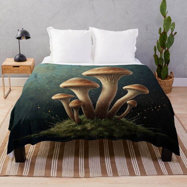 Item preview, Magic Mushroom - Vintage Botanical Art designed and sold by AlruniaAhnArt meets BrainChaosPrints.