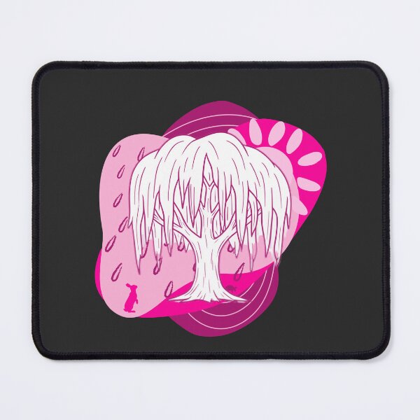 Item preview, Cute Cottagecore Pink Weeping Willow Tree Rabbit designed and sold by Brinkenburger.