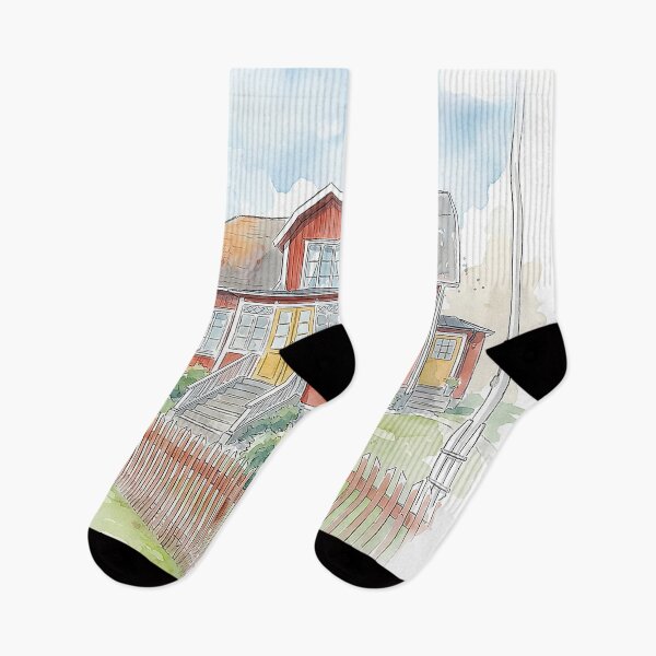 Item preview, Katthult Sweeden – Watercolor Style with name designed and sold by clausbjoern.