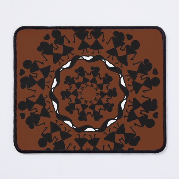 Item preview, Warli Circle Dance – Traditional Tribal Folk Art Pattern designed and sold by MysticPurpleHue.