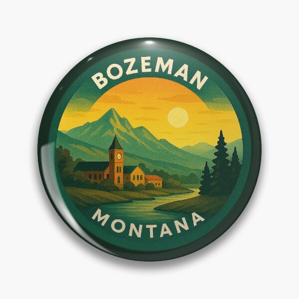 Artikelvorschau, Bozeman Montana USA Vintage-Reise entworfen und verkauft von Thistle-TShop.