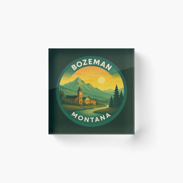 Item preview, Bozeman Montana USA Vintage Travel  designed and sold by Thistle-TShop.