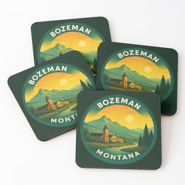Item preview, Bozeman Montana USA Vintage Travel  designed and sold by Thistle-TShop.