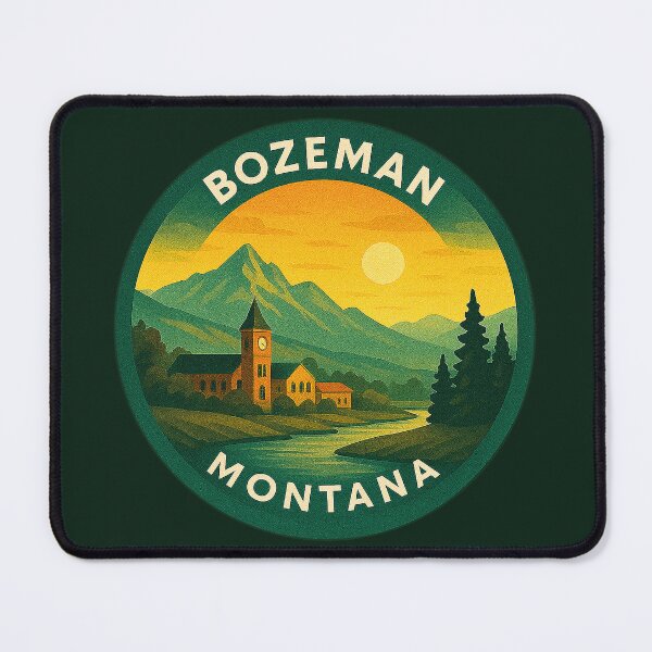 Item preview, Bozeman Montana USA Vintage Travel  designed and sold by Thistle-TShop.
