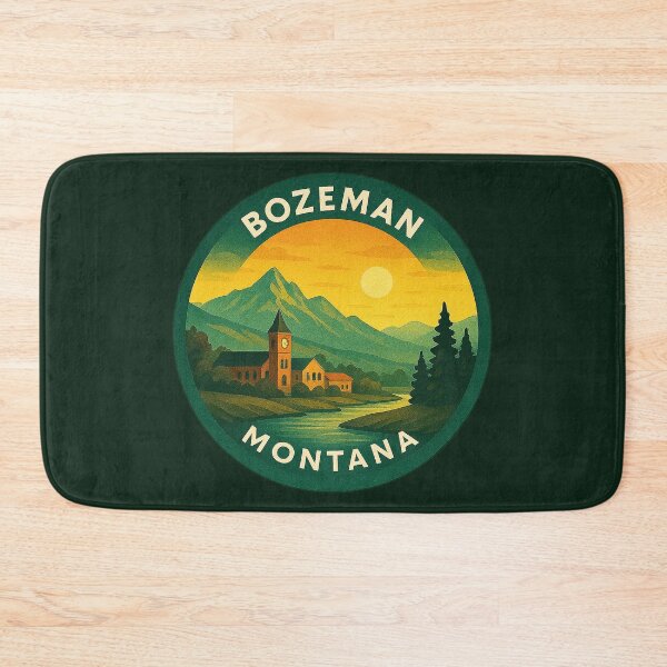 Item preview, Bozeman Montana USA Vintage Travel  designed and sold by Thistle-TShop.
