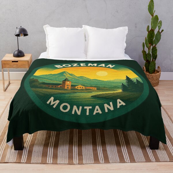 Item preview, Bozeman Montana USA Vintage Travel  designed and sold by Thistle-TShop.