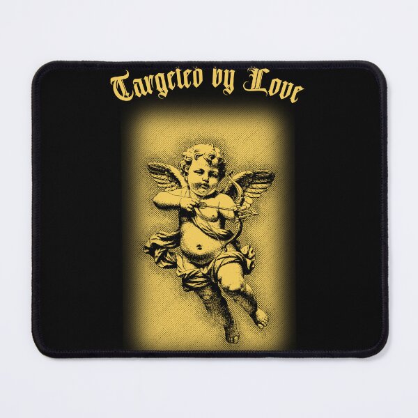 Item preview, Targeted by Love Golden Cupid Valentine designed and sold by RPrintPulse.