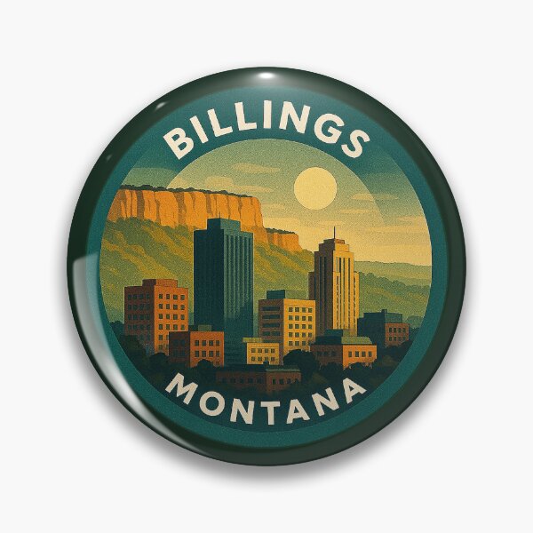 Artikelvorschau, Vintage-Reisen nach Billings, Montana, USA entworfen und verkauft von Thistle-TShop.